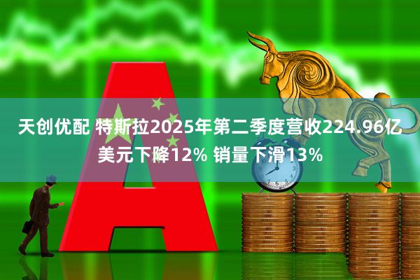 天创优配 特斯拉2025年第二季度营收224.96亿美元下降12% 销量下滑13%
